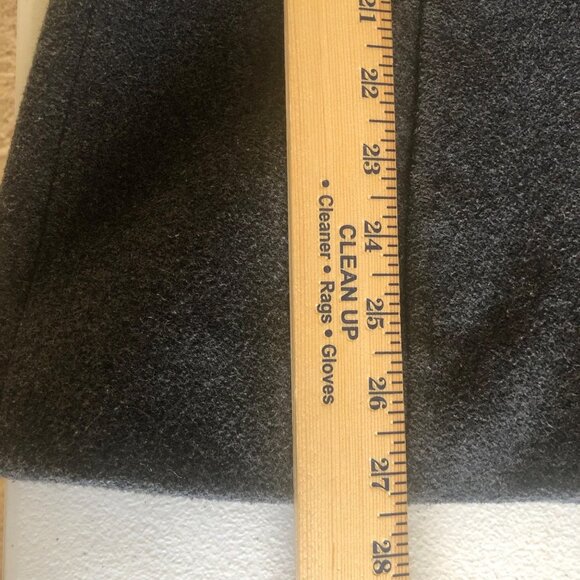 Kenneth Cole Reaction Size 8 Double Breasted Fitted Wool Blend Gray Jacket Coat - Picture 7 of 15